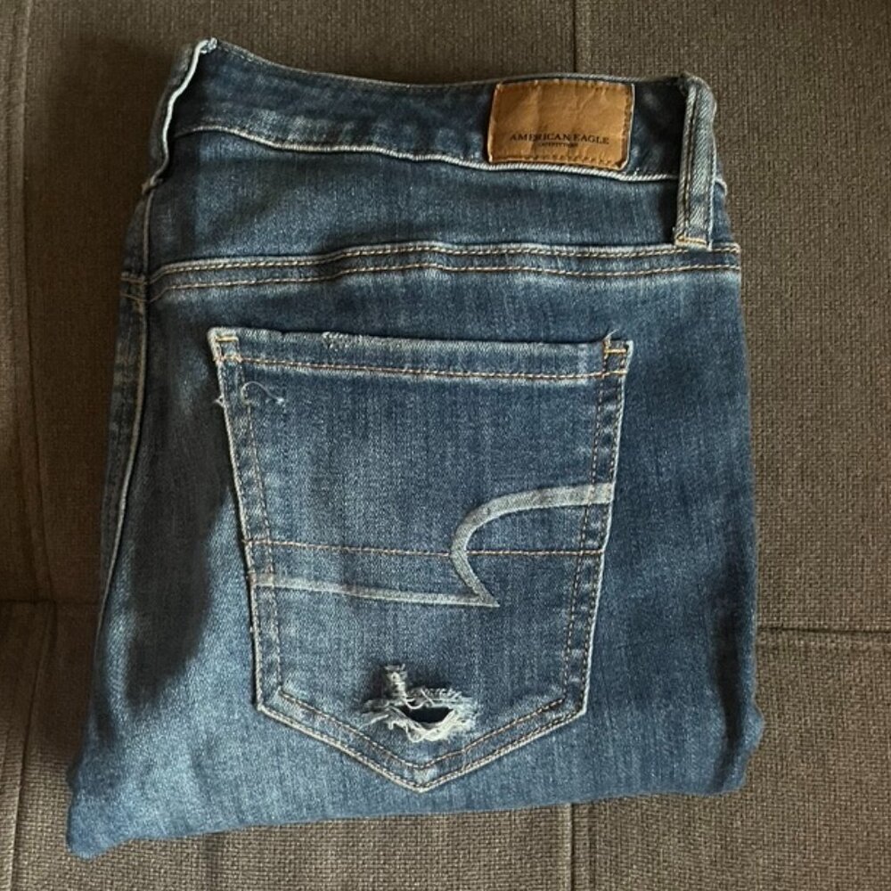 American Eagle Ripped Skinny Jeans